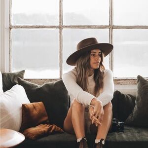 Will and bear Andy auburn dark brown country hat NWT size medium